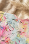 Flora Watercolor Patterned Long Sleeve Liquid-Proof Baby Food and Activity Bib - Blw Compatible Artist Ö - 6