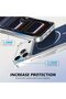 Apple iPhone 17 Pro Max/18 Pro Max Case with Magsafe, Colored Back, Hard Sides, Flexible Cybershield Cover, Navy Blue - 3
