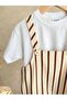 Striped Unisex Children's Salopet - 3