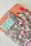 Christie Pocketed Fabric Book Cover Book Organizer - 7