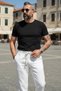 Men's Old Money Linen Regular Trousers - 6