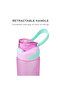 Steel Core Bento Lunch Box 750ml w/ Sip Switch Tritan Water Bottle 1000ml | Leakproof 3 Compartment Meal Box – Fresh Pink - 7