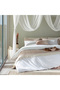 Plum 100% Cotton Single Duvet Cover Set 160X220 cm White