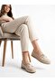 Women's Cream Orthopedic Soft Sole Stylish Comfortable Daily Shoes - 2