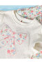 Infant Girls White And Pink Print Pyjama Set - 2