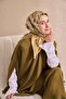 وشاح تيفيل الحريري 11527 - 09 نمط باتيك الخردلي - 5