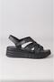 Seç Km45 Genuine Leather Anatomical Women's Sandals Black - 2