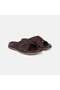 Men's Bitter Brown Desacomfort Cross-Strapped Leather Slippers