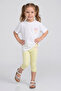 Girl's Printed Cotton T-Shirt and Leggings Set - 2
