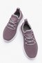 Side Striped Knitwear Children's Sports Shoes Lila White - 5