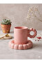 Fluffy Ring Handle Bubble Double Espresso and Cup Set -140 ml - 4