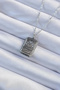 316L Steel Chain Antique Silver Color Moon Figure Tarot Necklace