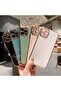 Compatible with iPhone 13 Pro Max Case Clear, Happy Smile Face Phone Case Gold Plated Multicolor - 5