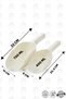 Set of 2 Food and Grain Scoops - Flour, Sugar, and Food Scoop Set - 700ml + 400ml Scale Scoop Bpa Free - 2