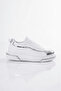 Zrc241X High Quality Orthopedic Sole Lace-Up Men's Sneaker White Silver