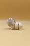 Cute Golden Maneed Lion Movable Keychain Bag Ornament Charm - 3