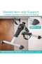 Desk Cycle Foot Pedal Exerciser Foldable Portable Foot Hand Arm Leg Exercise Pedaling Machine - 6