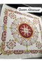 Ethnic Bohemian Mandala Patterned Neck Hair Bag Belt Accessory Cotton Fabric Kerchief Scarf Bandana White - 4