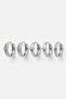 Silver Color Hoop Women's Earring Set - 2