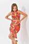 Tropical Patterned 2-Piece Mini Skirt Set - Summer Vacation Beach Dress Occasion Product - 2