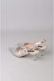 Seç 8526 Knitted Heel Shoes (Heel Height:7 cm) Silver - 6