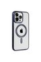 iPhone 15 Pro Compatible Case Kronos Magsafe Cover - Navy Blue - 2