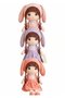 70cm Soft Plush Doll with Bunny Ears, Braided Hair & Colorful Dress - Oversized Cuddly Companion - 4