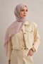 Modern Border-Edged Lilac Color Shawl Stylish Design Women's Accessory - 2