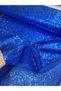 Sequin Fabric 3mm for Clothing, Shalwar, Tablecloth, Cushion, Etc. Suitable for Operations (Cobalt Blue 200 X 140) - 4