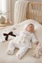 10-Piece Muslin Flowered Newborn Girl Baby Hospital Release Set/100% Cotton Muslin Baby Girl Zibin Set - 6