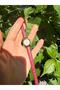 Minimal Leather Cord Women's Wristwatch Red Cord - 8