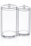 2-Piece Round Dresser Organizer - Both Cotton Swab and Brush Holder - Lipstick Holder - Makeup Organizer - Organizer - with Lid - 4