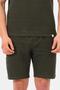 Khaki 100% Cotton Breathable Fabric Comfortable Fit Elastic Waist Men's Combed Cotton Shorts // 4002-Khaki - 4