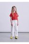 Girl's Printed Red Crop Top