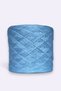 Ice Blue Multi-Strand Mercerized Cotton and Blue Glitter Mixed Knitting Yarn (Total 400 Grams) - 3