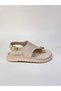 Luci̇ana Gold Buckle Detail, Stylish Design and Comfortable Sole Sandals - 5