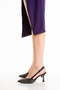 Women's Pointed-Toe Open-Back Stone-Embellished Shoes and Bag Combination - 6