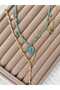 Zircon Stone Sea Charm 2-Piece Necklace Set - 3