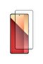 واقي شاشة زجاجي متوافق مع هاتف Xiaomi Redmi Note 13 Pro، مضاد للكهرباء الساكنة والغبار، مع إطار