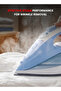 Steam Iron 2200W | Ceramic Soleplate | Anti-Drip Function | Vertical Steam | Smart Auto Shut-Off | Powerful & Smooth Ironing Performance | 2-Year | OG51SI | Blue - 4