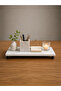 Footed Marble Presentation Tray and Oil Dish Base – 25X15 cm Rectangular Marble Tray - 5