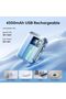Portable Neck Fan Life5, 100 Speed 16H 4500mAh Battery with LED Display - 5