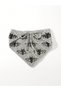 Retro Gothic Bat Motif Hand Knitted Hair Bandana - Holiday Casual Knitted Triangle Bandana - 6