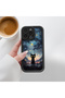 Tecno Spark 40 Compatible Cat Black Pattern Camera Protective Case Silicone Couple Phone Case - 6