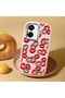 Poco C65 Compatible Case Camera Protector Pink Silicone Couple Phone Case with Kiss Pattern - 2