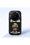 Vivo X300 Pro Compatible Case Camera Protector Black Silicone Couple Phone Case Spider Pattern