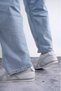 Comfortable Lace-Up Casual Sneaker Shoes White-Grey Men's Sports Shoes - 5