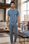 New Season Men's Summer Combed Cotton Triple (Shorts) Pajama Set