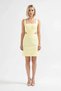 Women's A-Line Mini Square Neck Sleeveless Low-Cut Waist Lined Gabardine Woven Dress Casual Comfortable Modern - 4