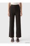 Brown Women's Knitwear Trousers with Elastic Waist - 2